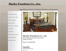Tablet Screenshot of marleyfurniture.com